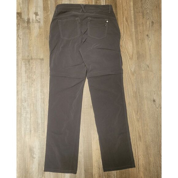 Marmot Grey Hiking Outdoor Pants Convertible Zip Off Roll Up Size 6 - Picture 4 of 9